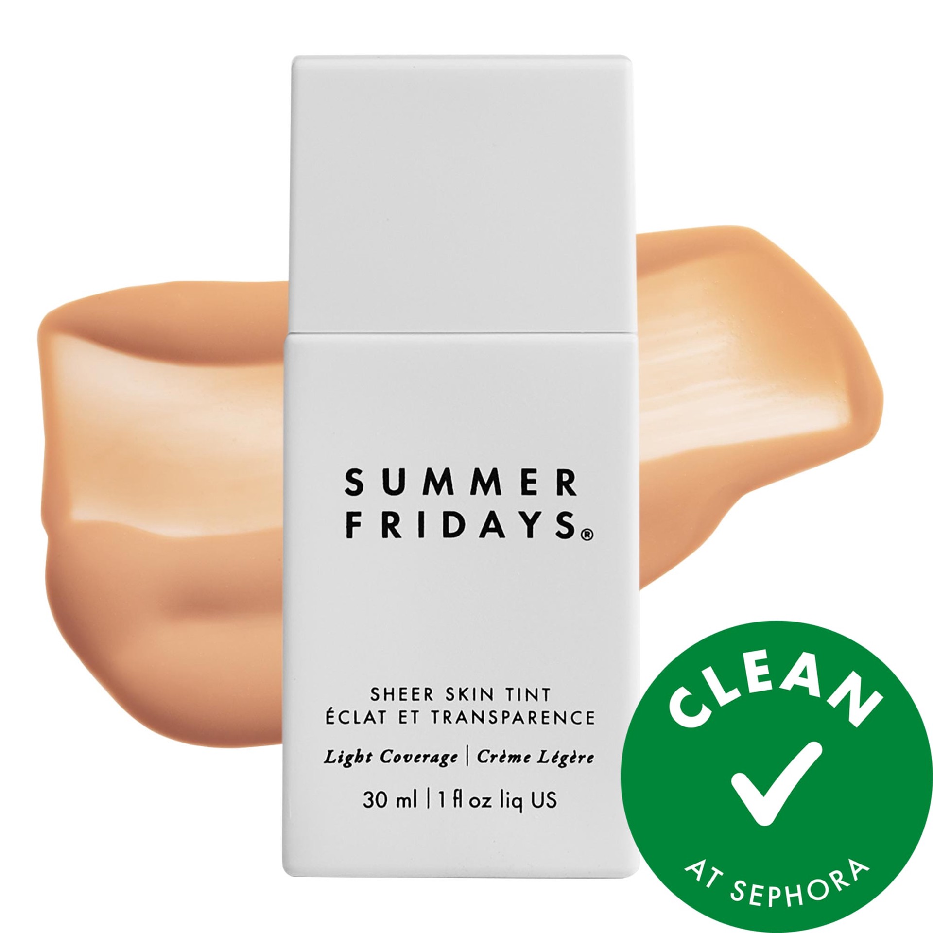 slide 1 of 11, Summer Fridays Sheer Skin Tint with Hyaluronic Acid + Squalane Shade 2.5, 1 oz / 30 ml