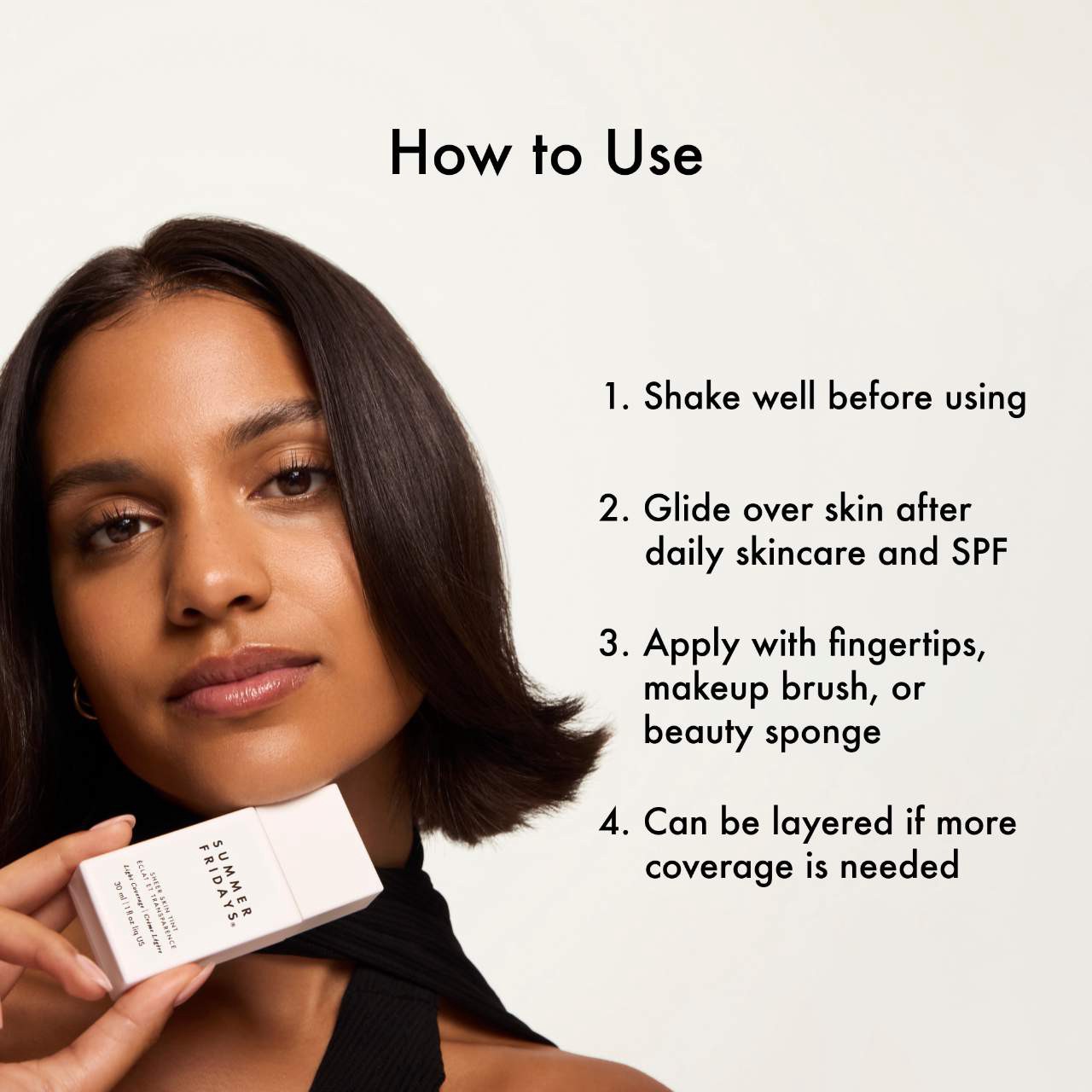 slide 8 of 11, Summer Fridays Sheer Skin Tint with Hyaluronic Acid + Squalane Shade 2.5, 1 oz / 30 ml