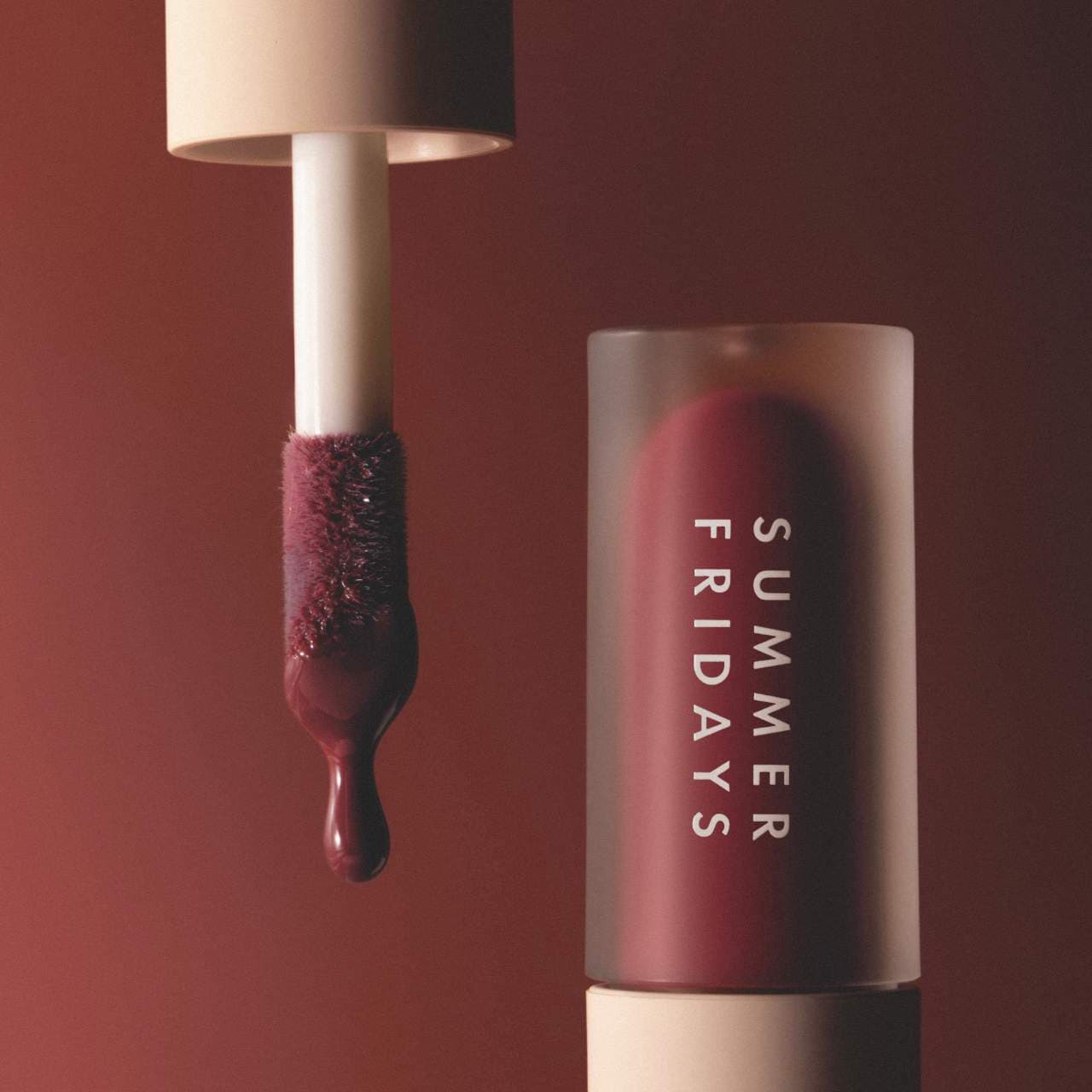 slide 2 of 12, Summer Fridays Dream Lip Oil for Moisturizing Sheer Coverage Midnight Berry, 1 ct