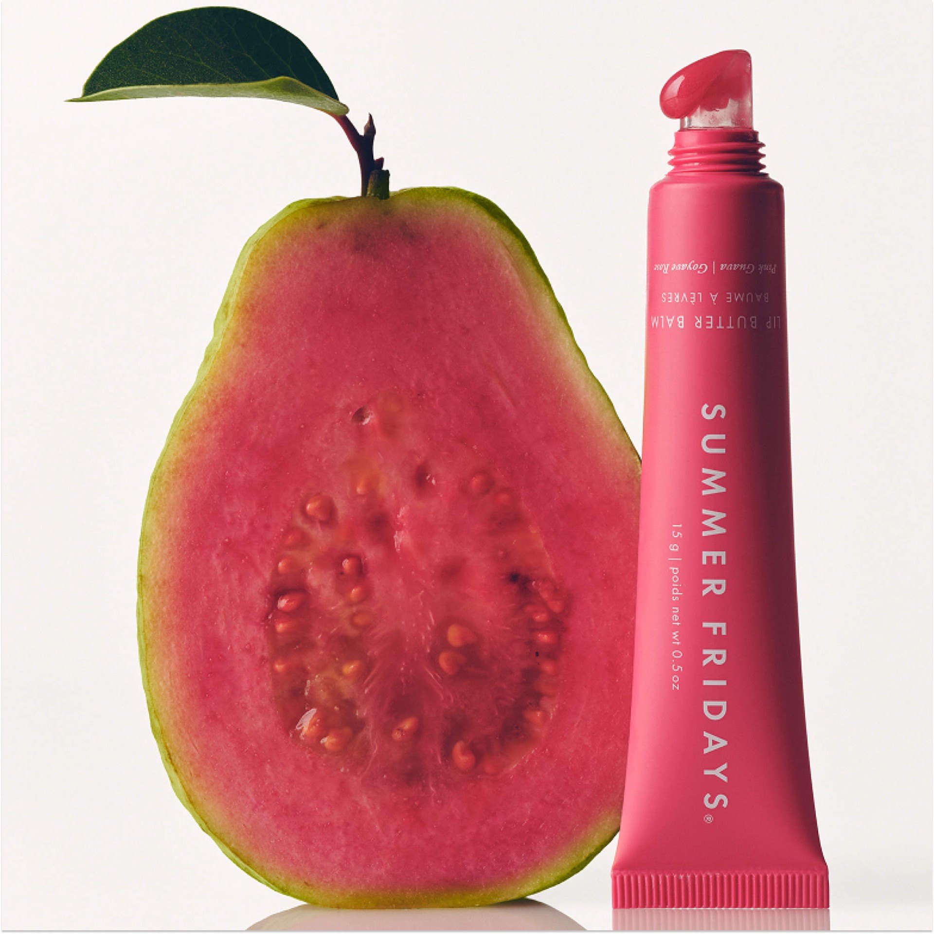 slide 7 of 10, Summer Fridays Lip Butter Balm Treatment for Hydration + Nourishing Shine Pink Guava, 0.5 oz/15 gram