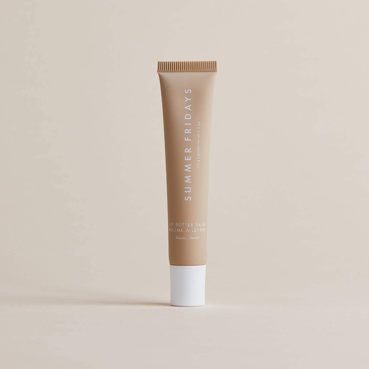 slide 2 of 9, Summer Fridays Lip Butter Balm Treatment for Hydration + Nourishing Shine Vanilla - sheer clear, 0.5 oz/ 15 gram