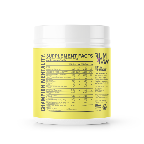 slide 4 of 9, CBUM Thavage Blackberry Lemonade Preworkout, 1 ct