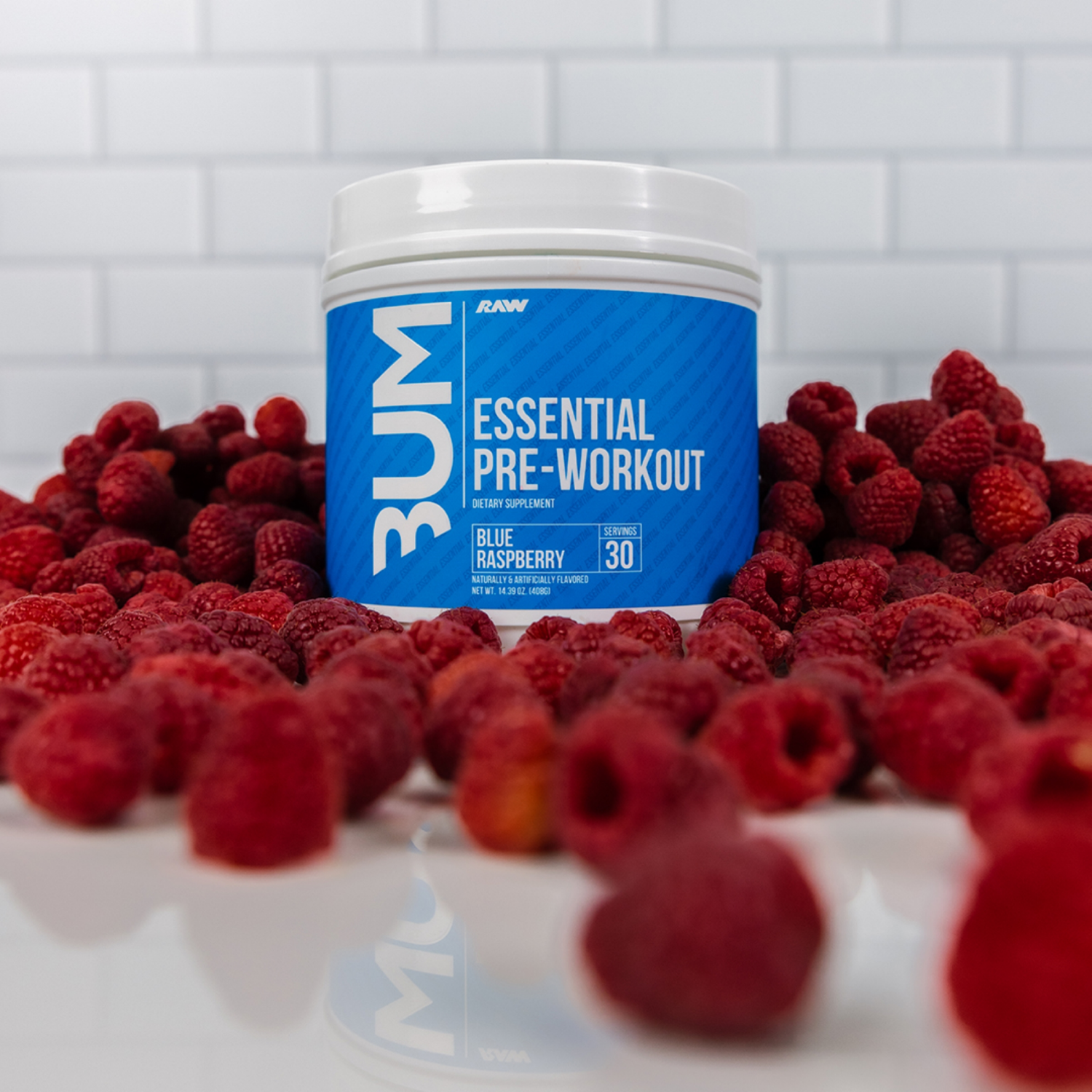 slide 3 of 3, Cbum Essential Pre Bl Rspbrry Pwd 30Serv, 1 ct