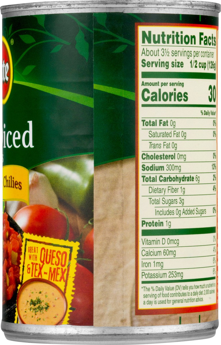 slide 4 of 12, Del Monte Petite Diced Mild Hatch Green Chilies Tomatoes with Hatch Green Chilies 14.5 oz, 14.5 oz