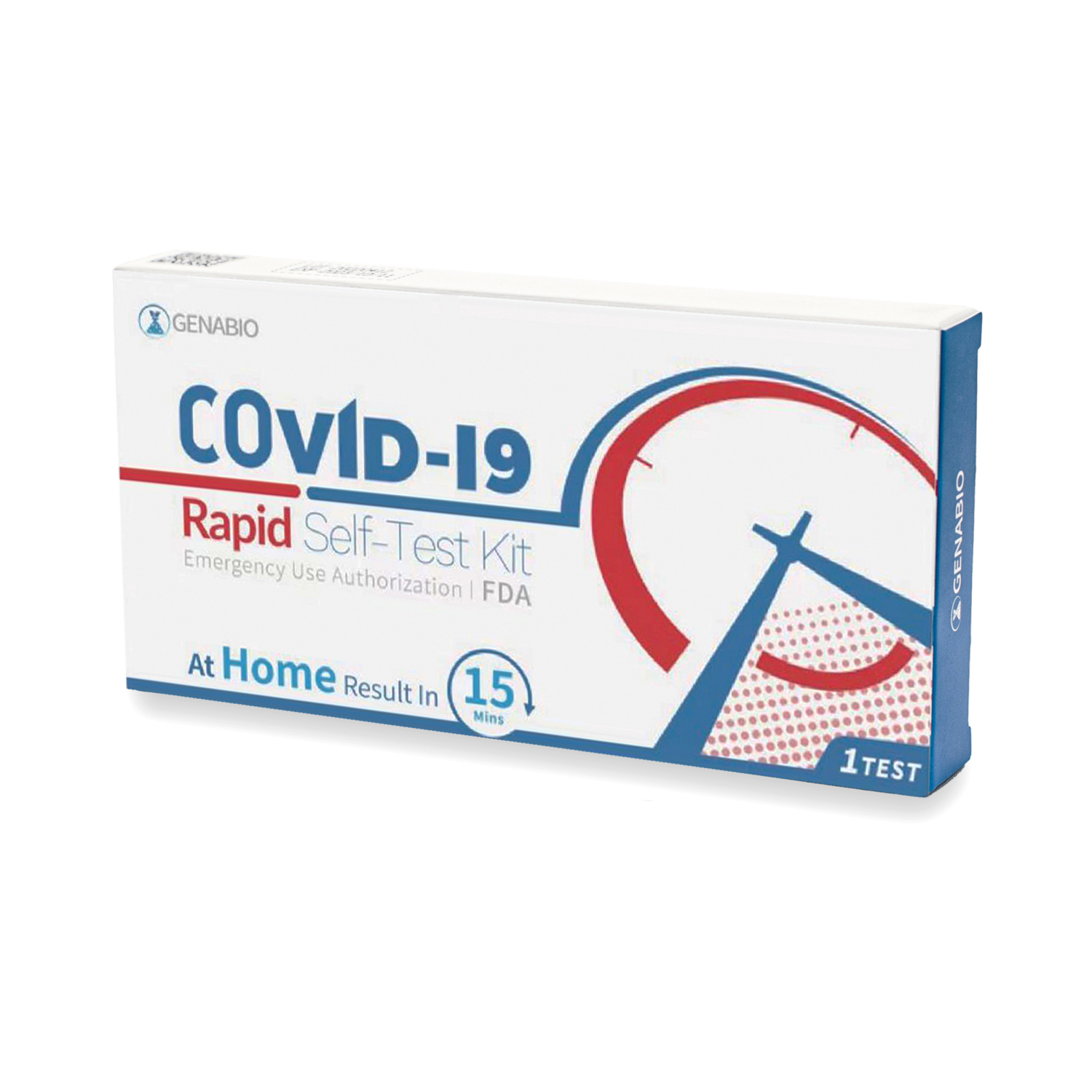 slide 2 of 4, GENABIO COVID-19 RAPID SELF-TEST KIT 1CT, 1 ct