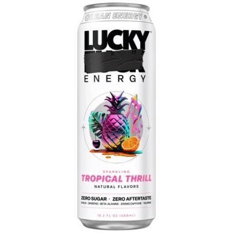 slide 1 of 1, Lucky Energy Tropical Thrill, 16 oz