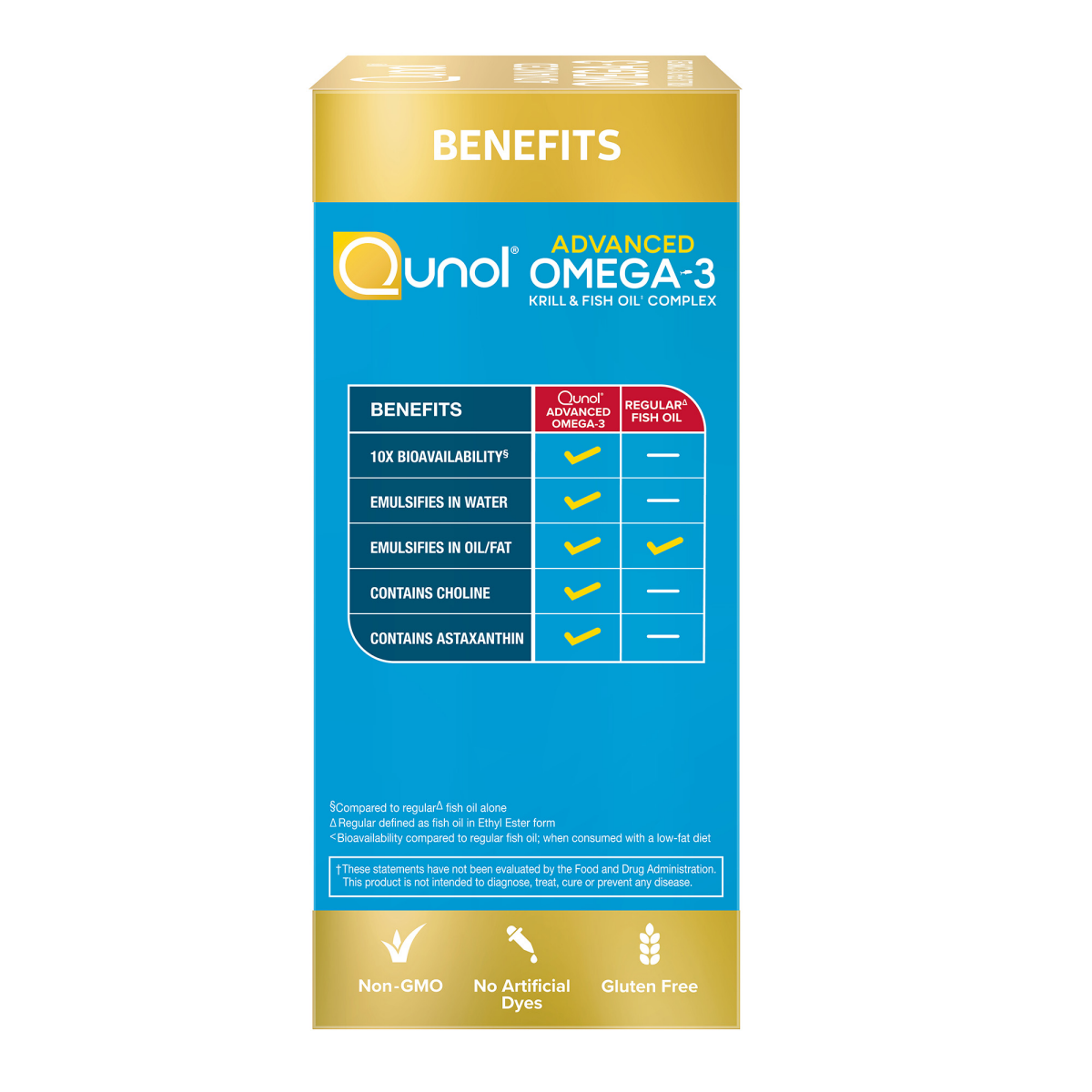 slide 3 of 4, Qunol Advanced Omega-3 Krill & Fish Oil Softgels, 30 ct