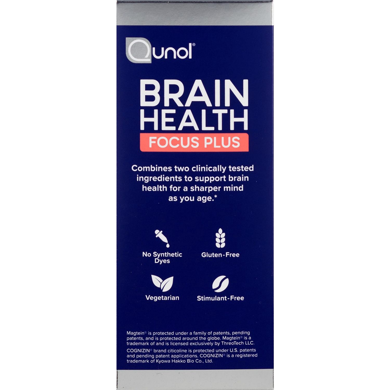 slide 3 of 3, Qunol Focus Plus Brain Health 60 Tablets, 60 ct