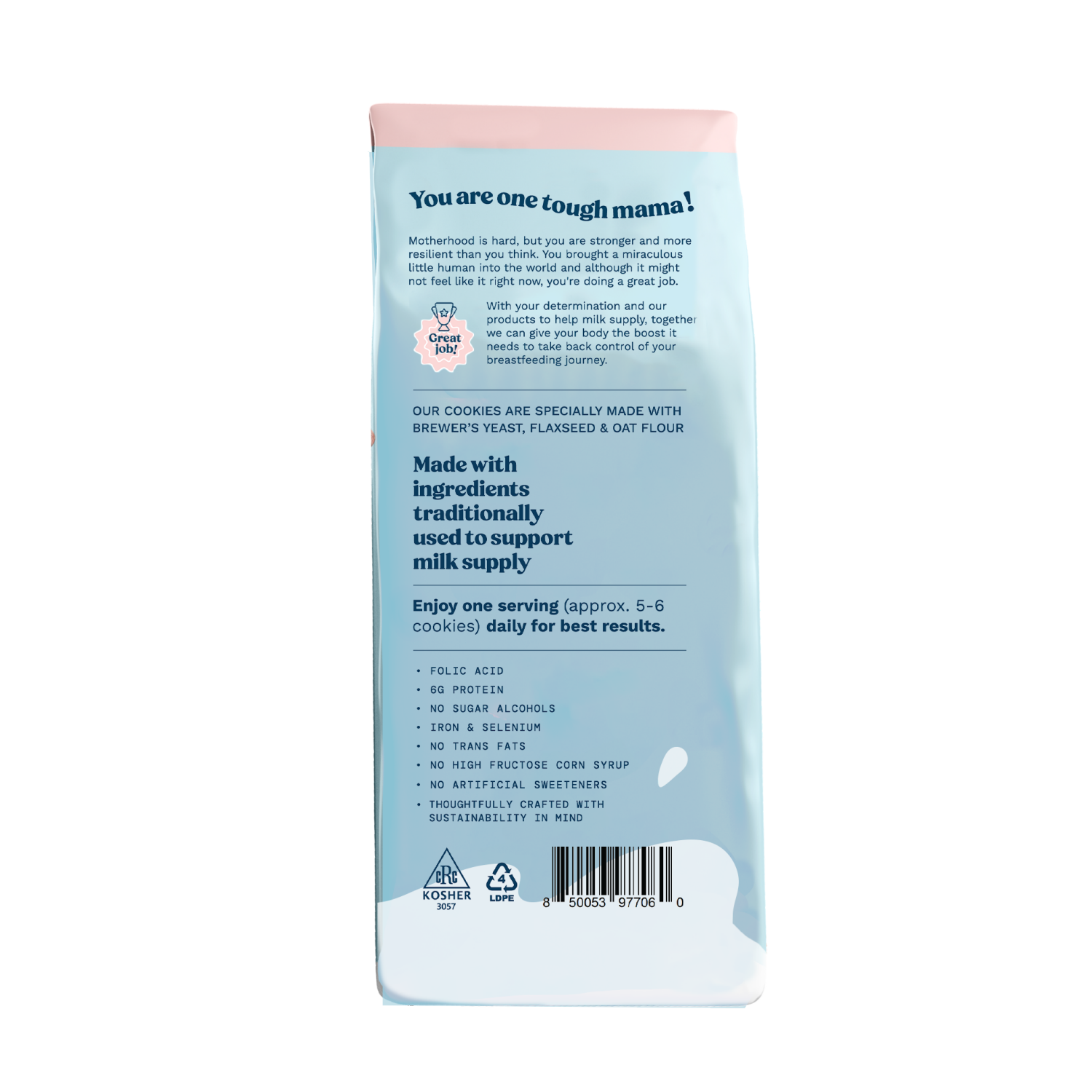 slide 2 of 2, Mommy Knows Best Lactation Cookies, Chocolate Chip 10oz, 10 oz