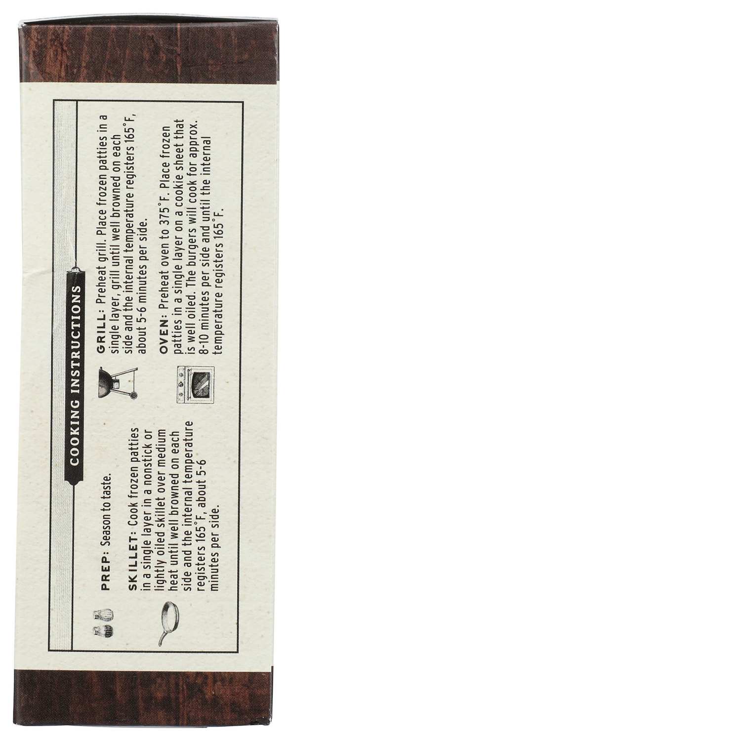 slide 2 of 2, Bison & Beef Patties Gf Iqf, 10 oz