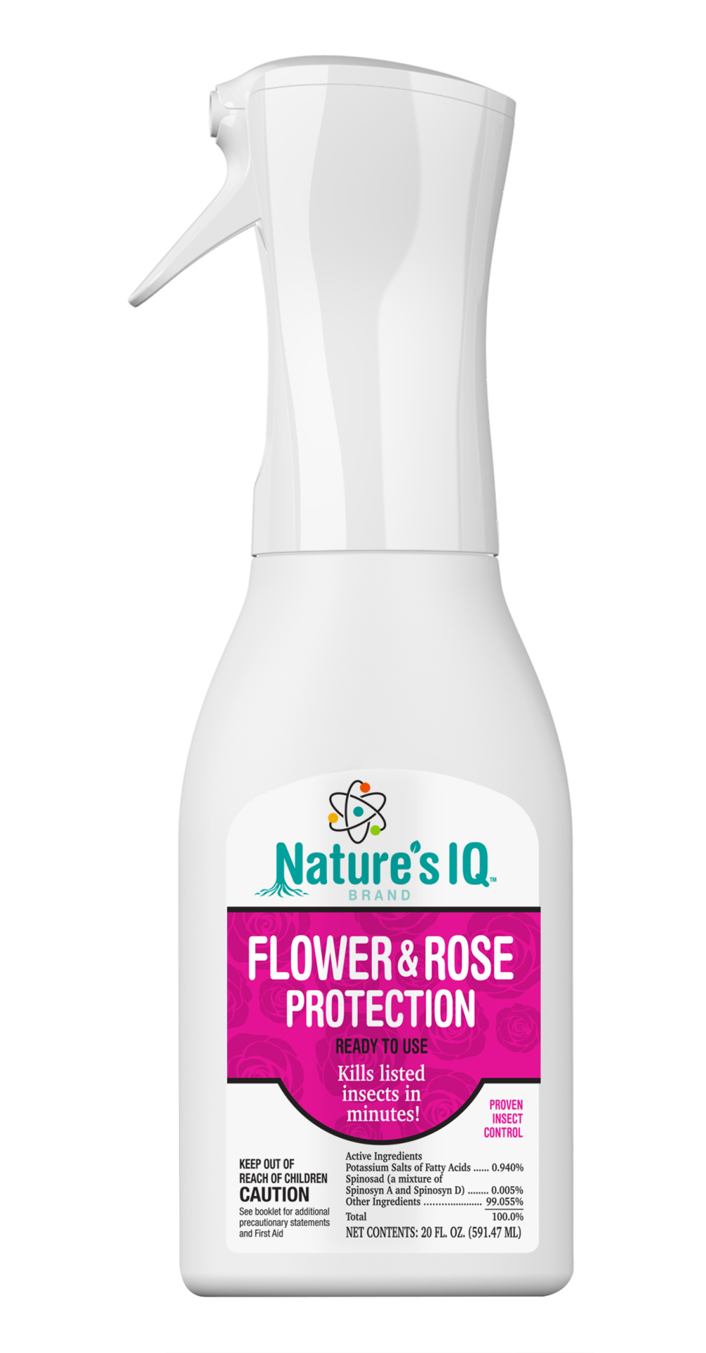 slide 1 of 1, JVH Natures IQ Flower & Rose 20 oz RTU, 20 oz
