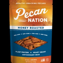 Pecan Nation Honey Roasted Snacking Pecans 5oz