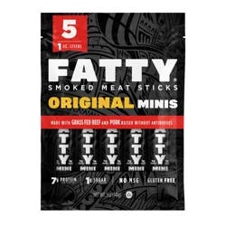 Fatty OriginalMini Smoked Meat Sticks 5 Pack