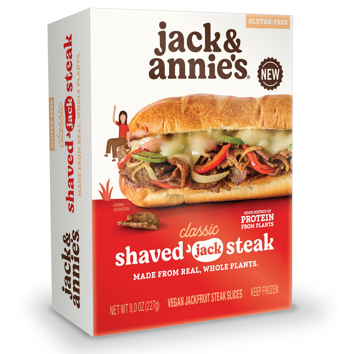 slide 1 of 2, Jack & Annie's Shaved Classic Jack Steak 8.0 oz, 8 oz