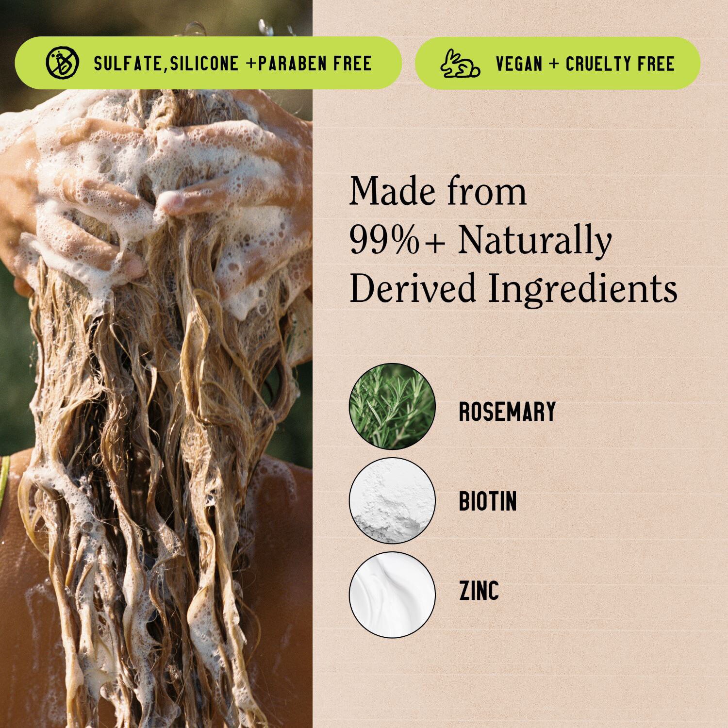 slide 8 of 9, California Naturals Length & Strength Re:Gro Anti-Thinning Shampoo, 16.5 Oz, 16.5 oz