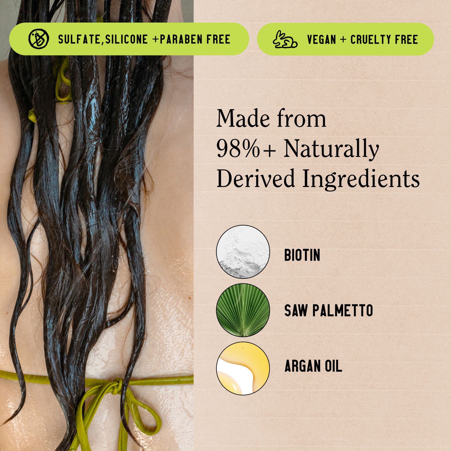 slide 6 of 8, California Naturals Length & Strength Re:Gro Anti-Thinning Conditioner, 16.5 oz