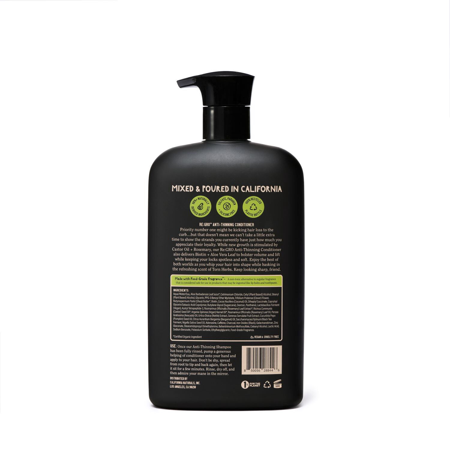 slide 2 of 8, California Naturals Men's Re:Gro Anti-Thinning Conditioner, 16.5 Oz, 16.5 oz