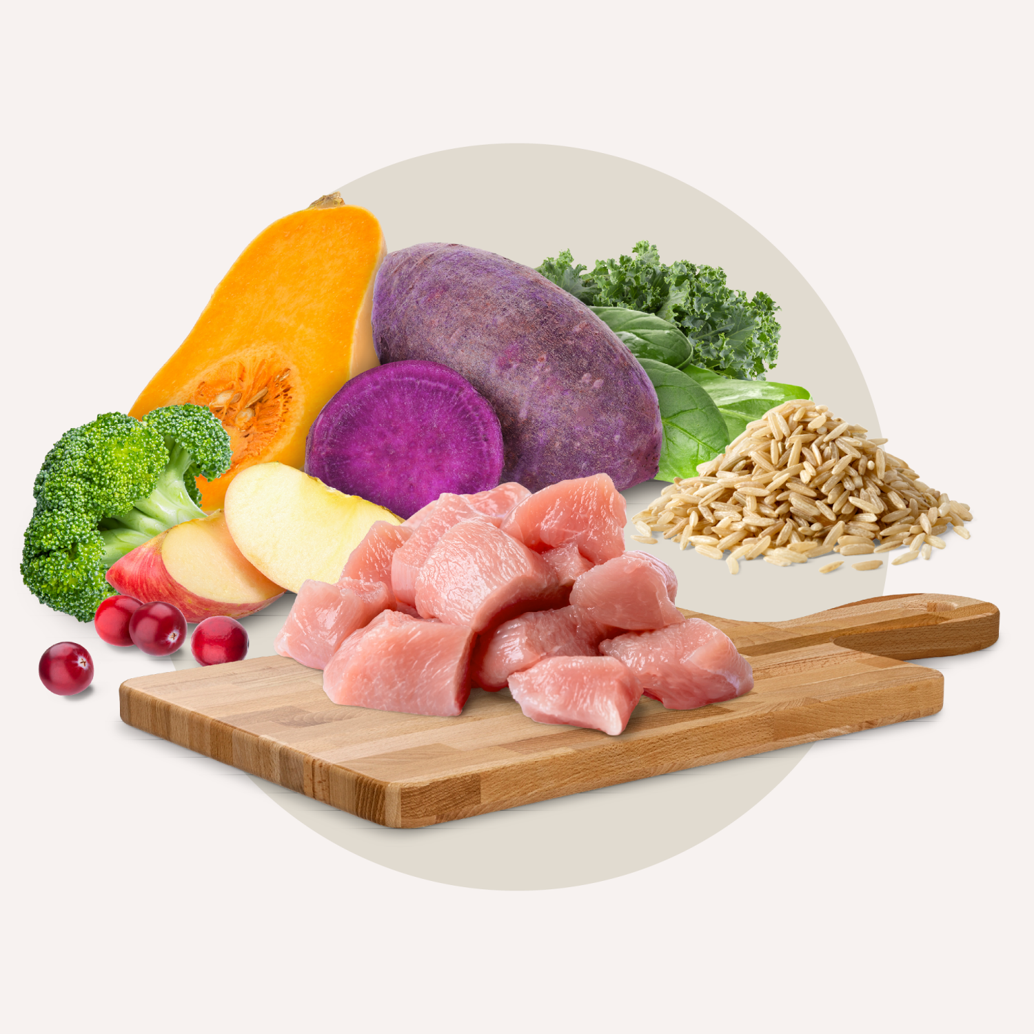 slide 5 of 8, Heckova! Chonky Chicken Recipe Freeze-Dried Raw Dog Food, 20 oz, 20 oz