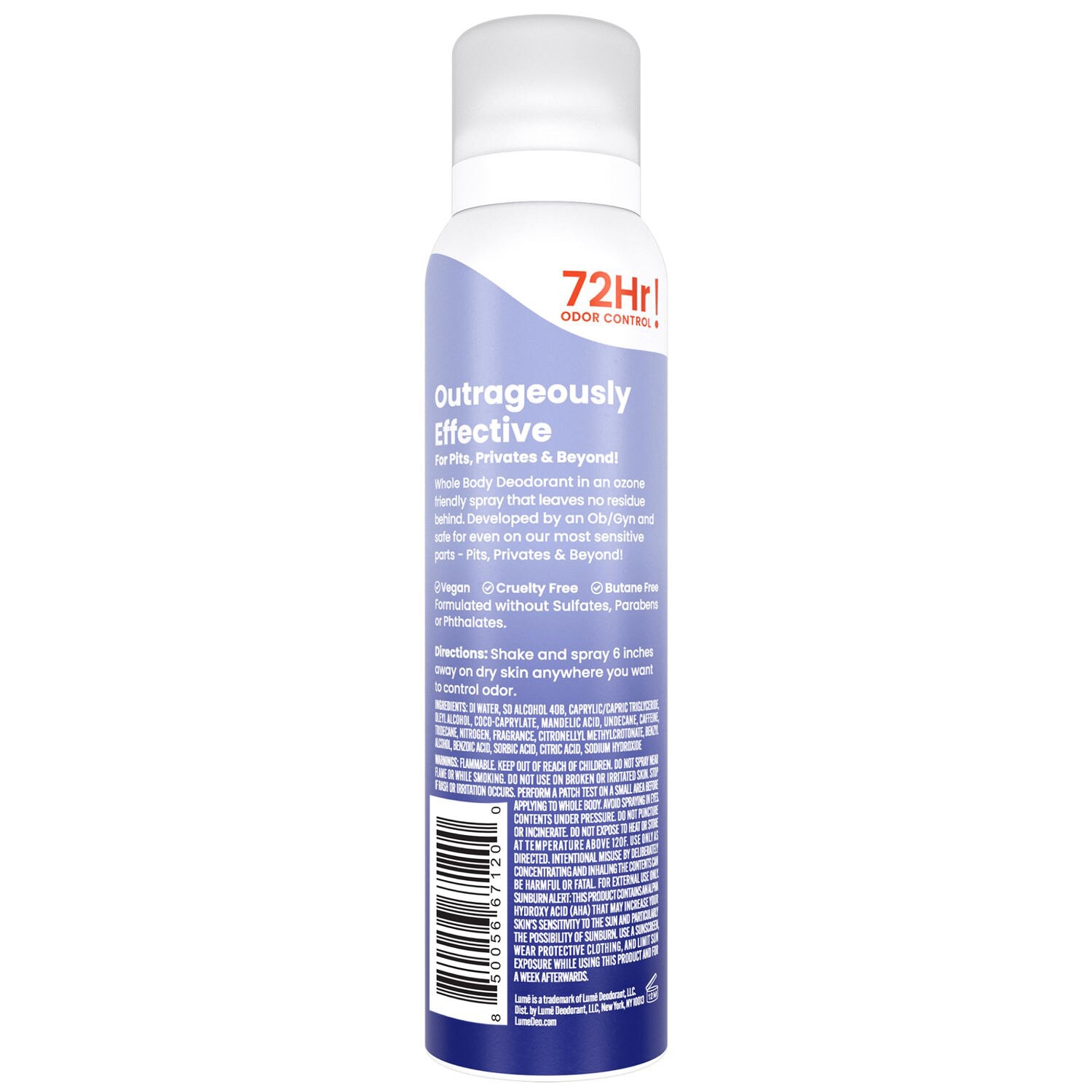 slide 5 of 8, Lume 72Hr Invisible Spray Whole Body Soft Powder Deodorant 3.6 oz, 3.6 oz