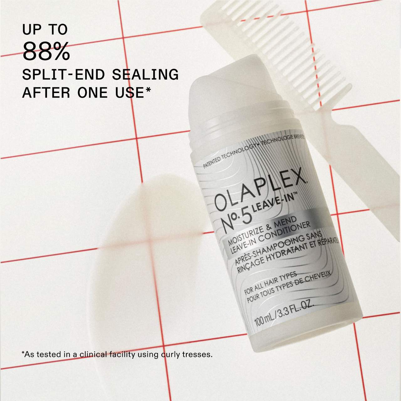 slide 5 of 8, Olaplex No.5L Moisturize & Mend Leave-In Conditioner for Split Ends 3.3 oz / 100 mL,