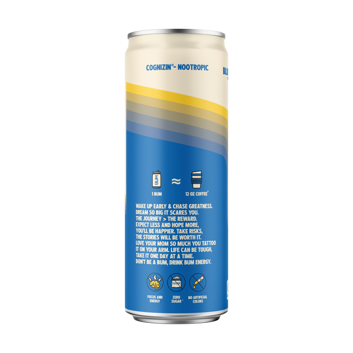 slide 3 of 3, Bum Energy Blueberry Lemonade Energy Drink, 1 ct