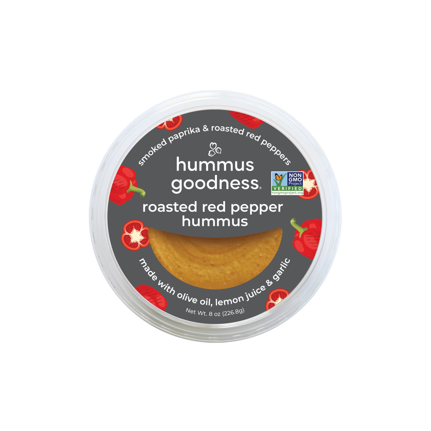 slide 4 of 5, Hummus Goodness Red Pepper Hummus 8 oz, 8 oz