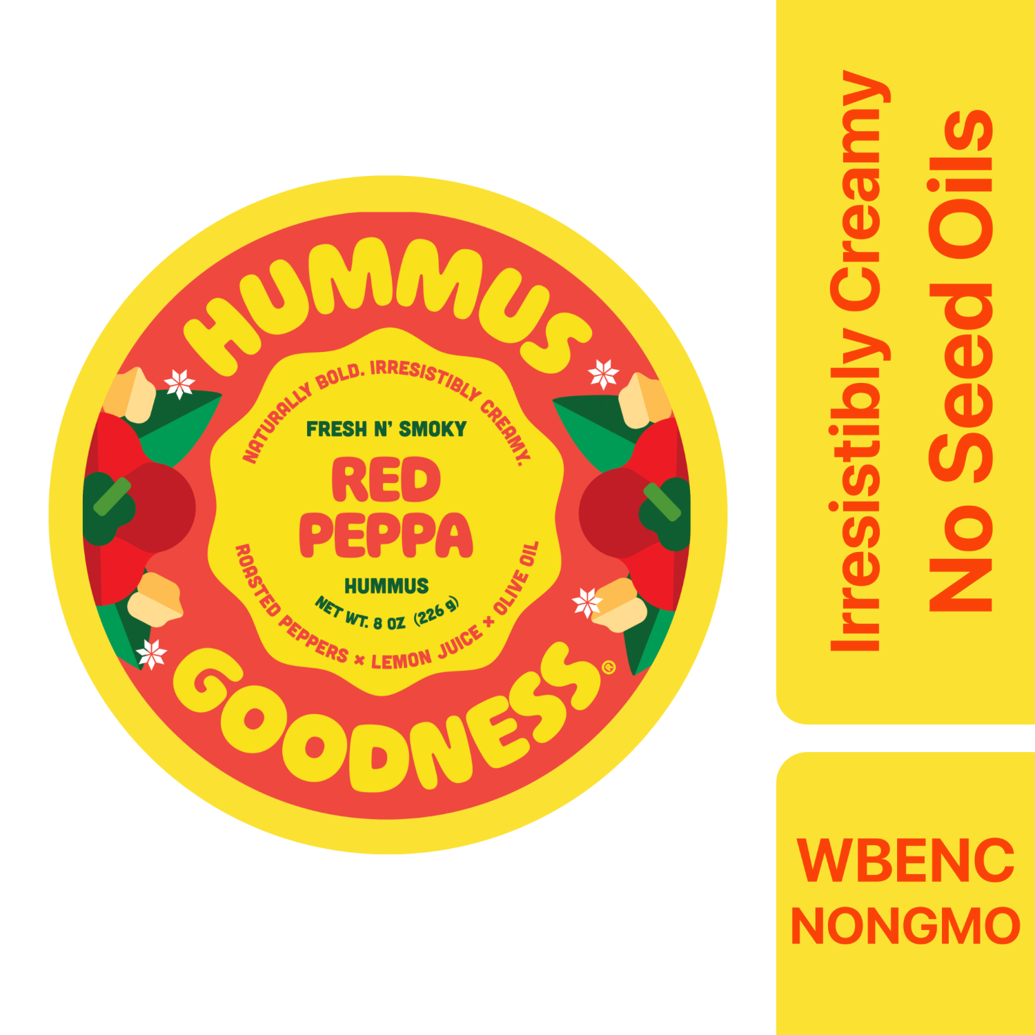 slide 5 of 5, Hummus Goodness Red Pepper Hummus 8 oz, 8 oz