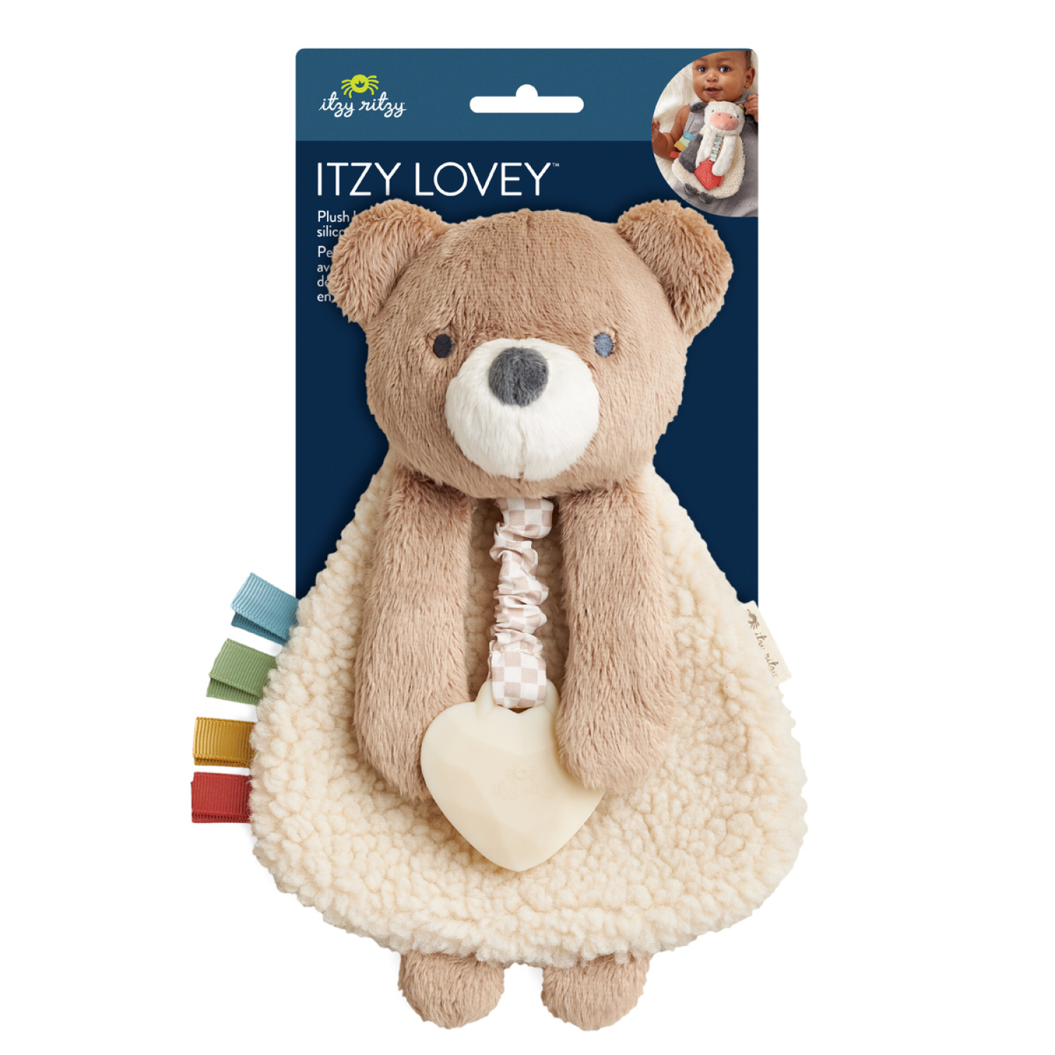 slide 3 of 6, ITZY RITZY Itzy Lovey Bear, 1 ct