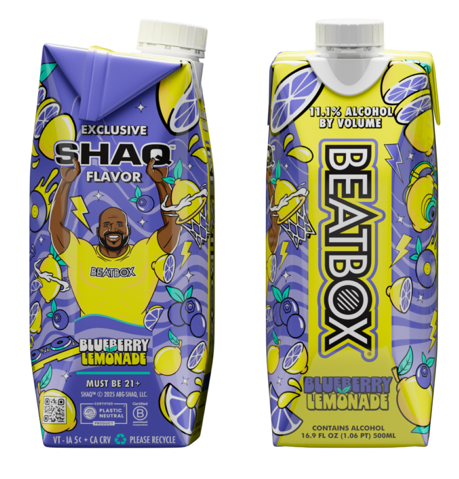 slide 1 of 1, BeatBox Blueberry Lemonade, 16.9 fl oz