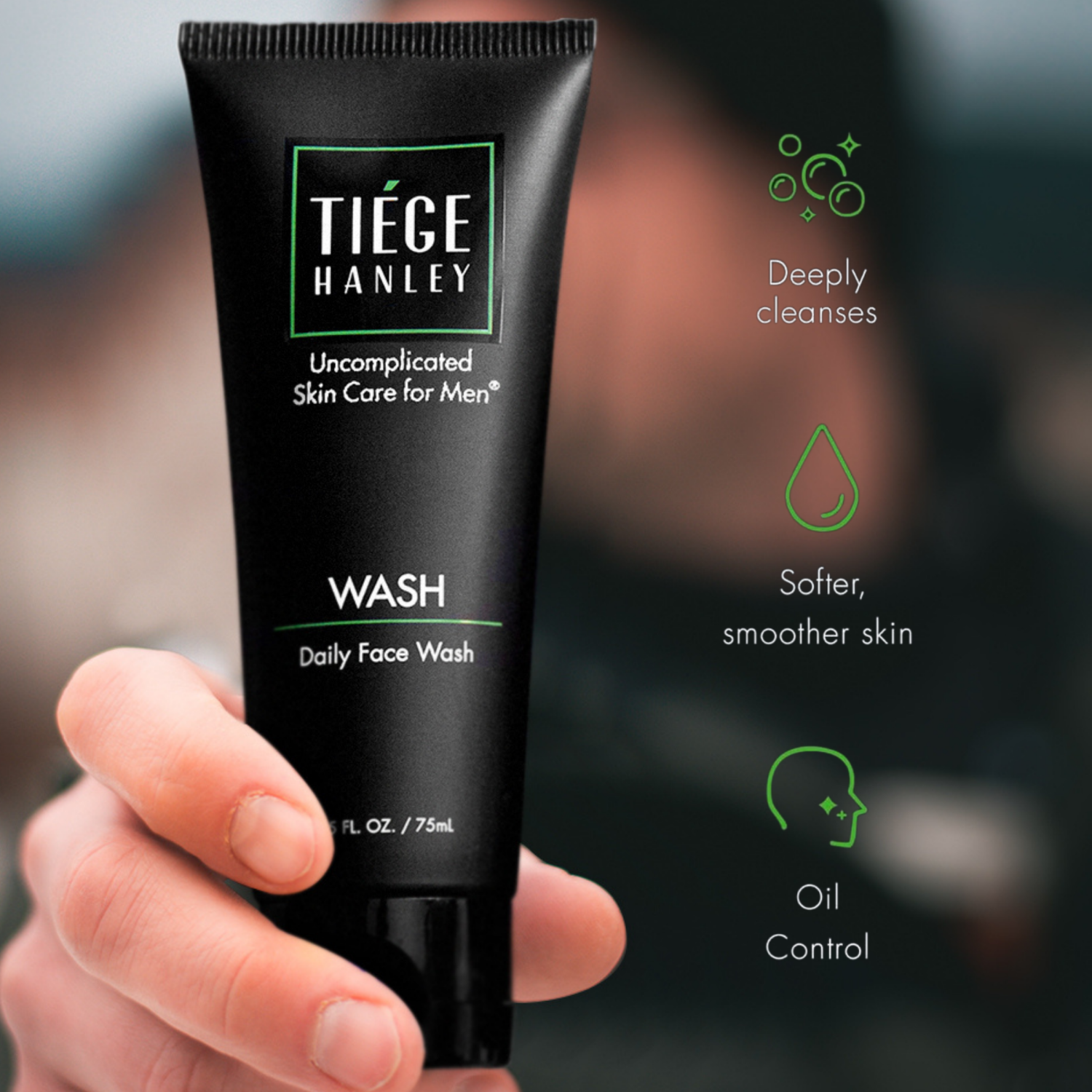 slide 2 of 6, Tiege Hanley WASH Daily Face Wash, 5.5 fl oz, 5.5 fl oz