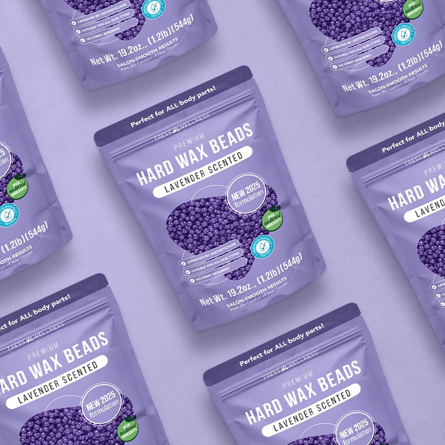 slide 11 of 11, NON BRAND Tress Wellness Premium Hard Wax Beads, Lavender, 19.2 Oz, 19.2 oz