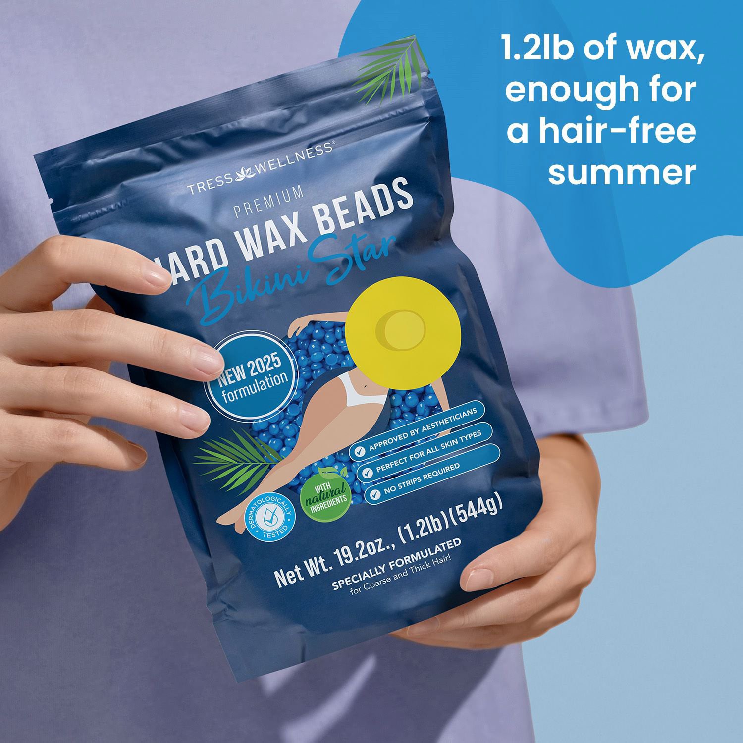 slide 5 of 11, NON BRAND Tress Wellness Premium Hard Wax Beads, 19.2 Oz, 19.2 oz