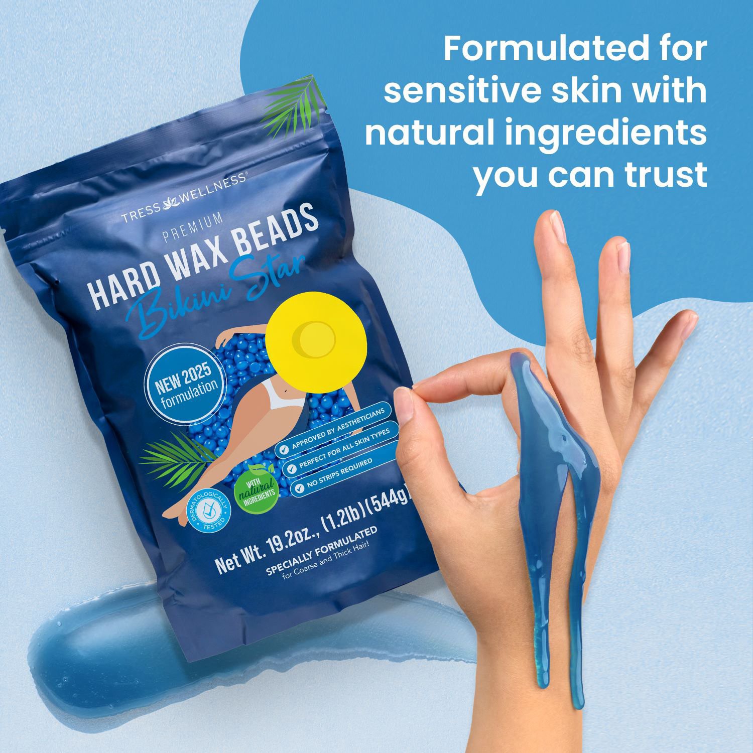 slide 3 of 11, NON BRAND Tress Wellness Premium Hard Wax Beads, 19.2 Oz, 19.2 oz