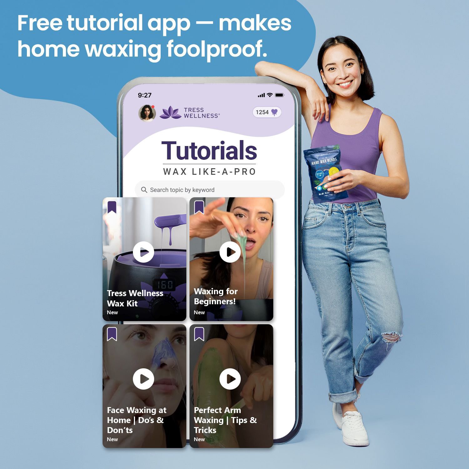 slide 6 of 11, NON BRAND Tress Wellness Premium Hard Wax Beads, 19.2 Oz, 19.2 oz