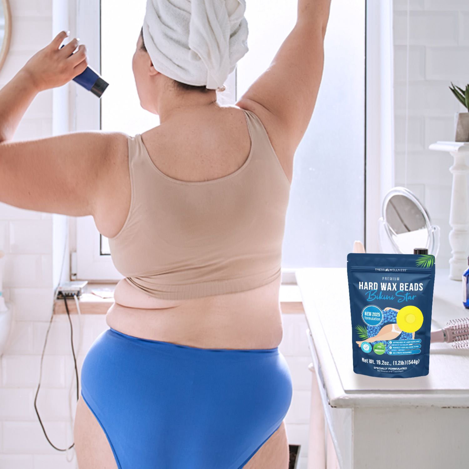 slide 7 of 11, NON BRAND Tress Wellness Premium Hard Wax Beads, 19.2 Oz, 19.2 oz