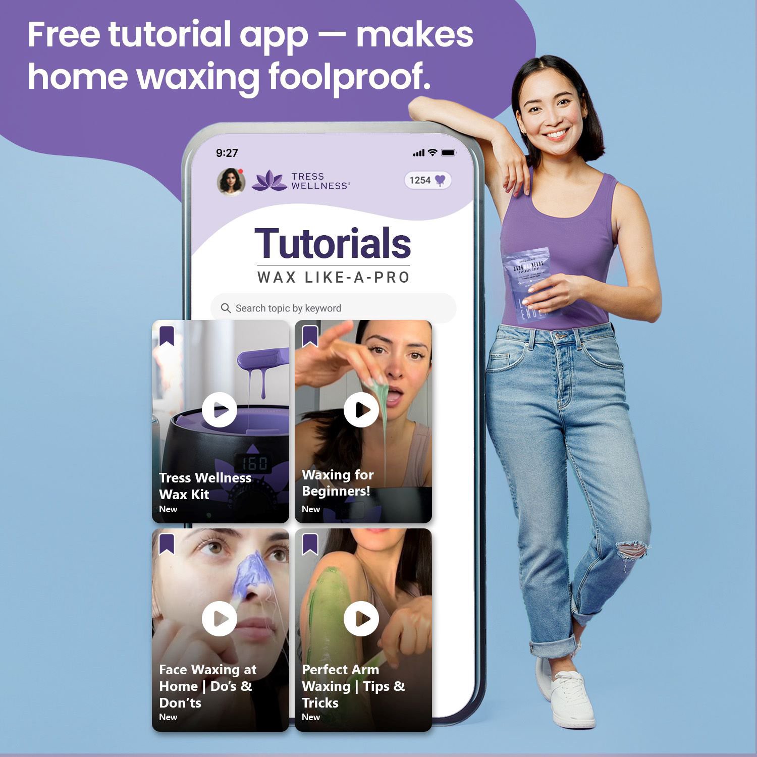 slide 4 of 10, NON BRAND Tress Wellness Pre & After Wax Spray, 3.4 oz