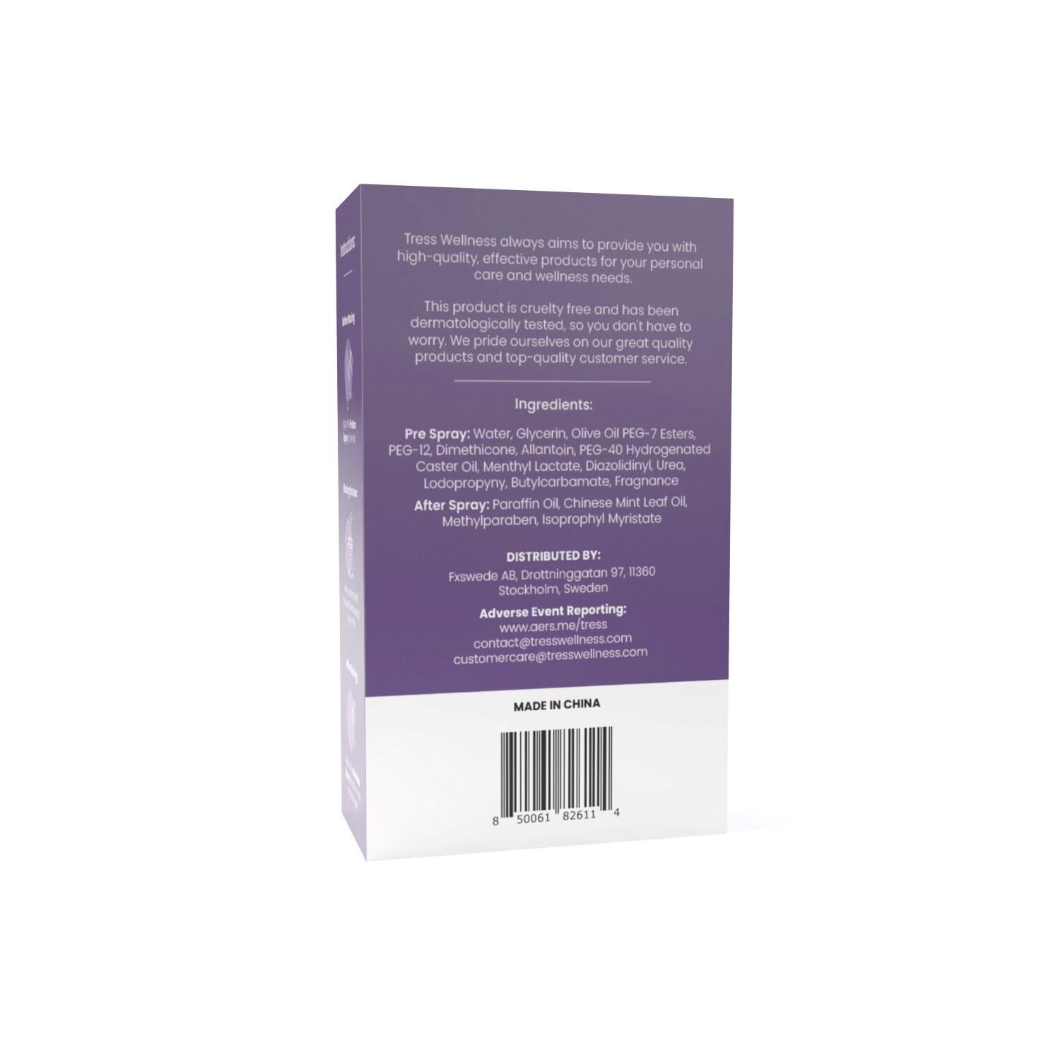 slide 7 of 10, NON BRAND Tress Wellness Pre & After Wax Spray, 3.4 oz