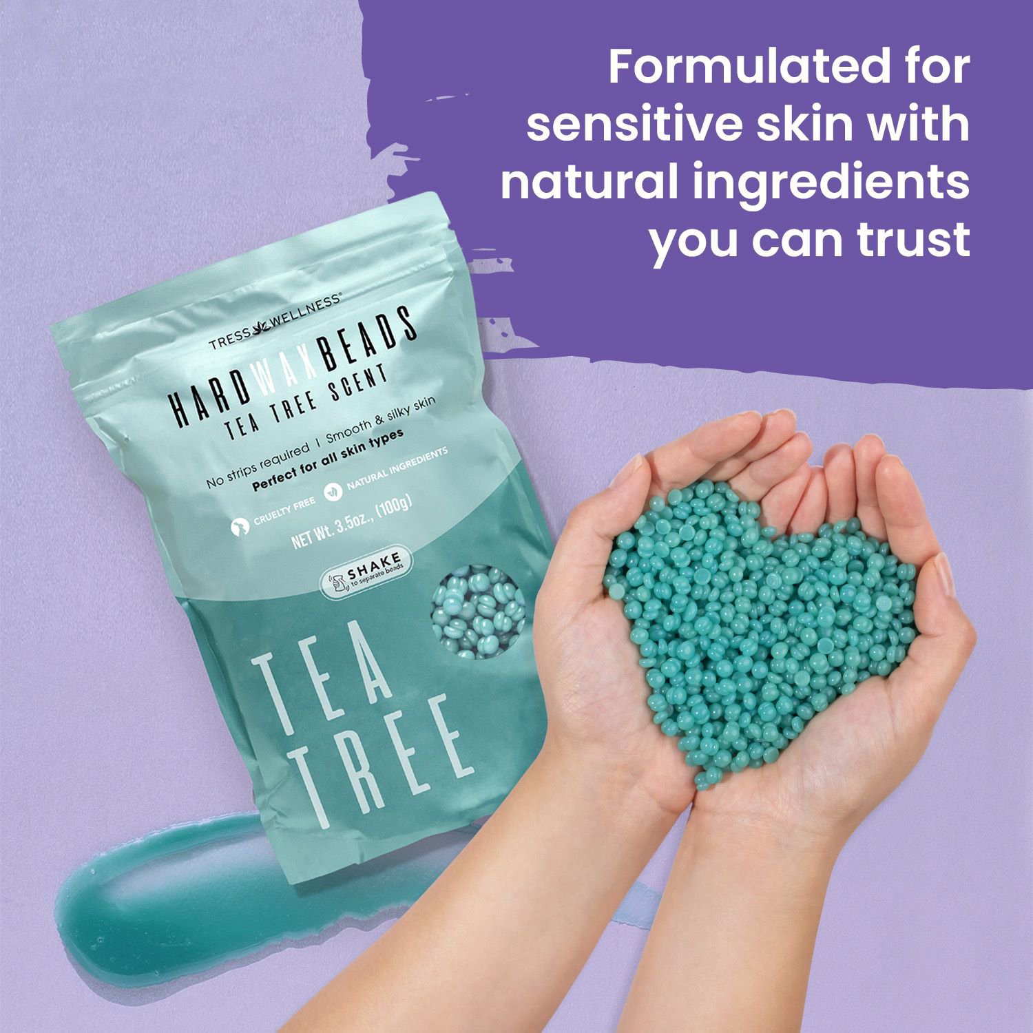 slide 12 of 15, NON BRAND Tress Wellness At-Home Waxing Kit, 1 ct