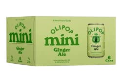 Olipop Ginger Ale Mini Soda 6 - 7 fl oz Cans