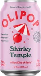 Olipop Sparkling Tonic Shirley Temple, 12 Oz