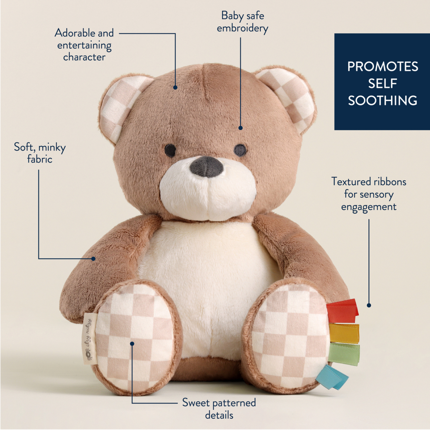 slide 2 of 6, ITZY RITZY Sweetie Snuggles Bear, 1 ct
