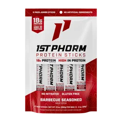 1ST PHORM SEASONED BBQ MEAT STICK 5PK