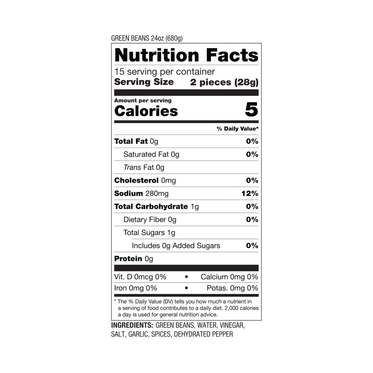 slide 2 of 3, Old World Quality Foods Pickled Green Beans 24Oz, 24 oz