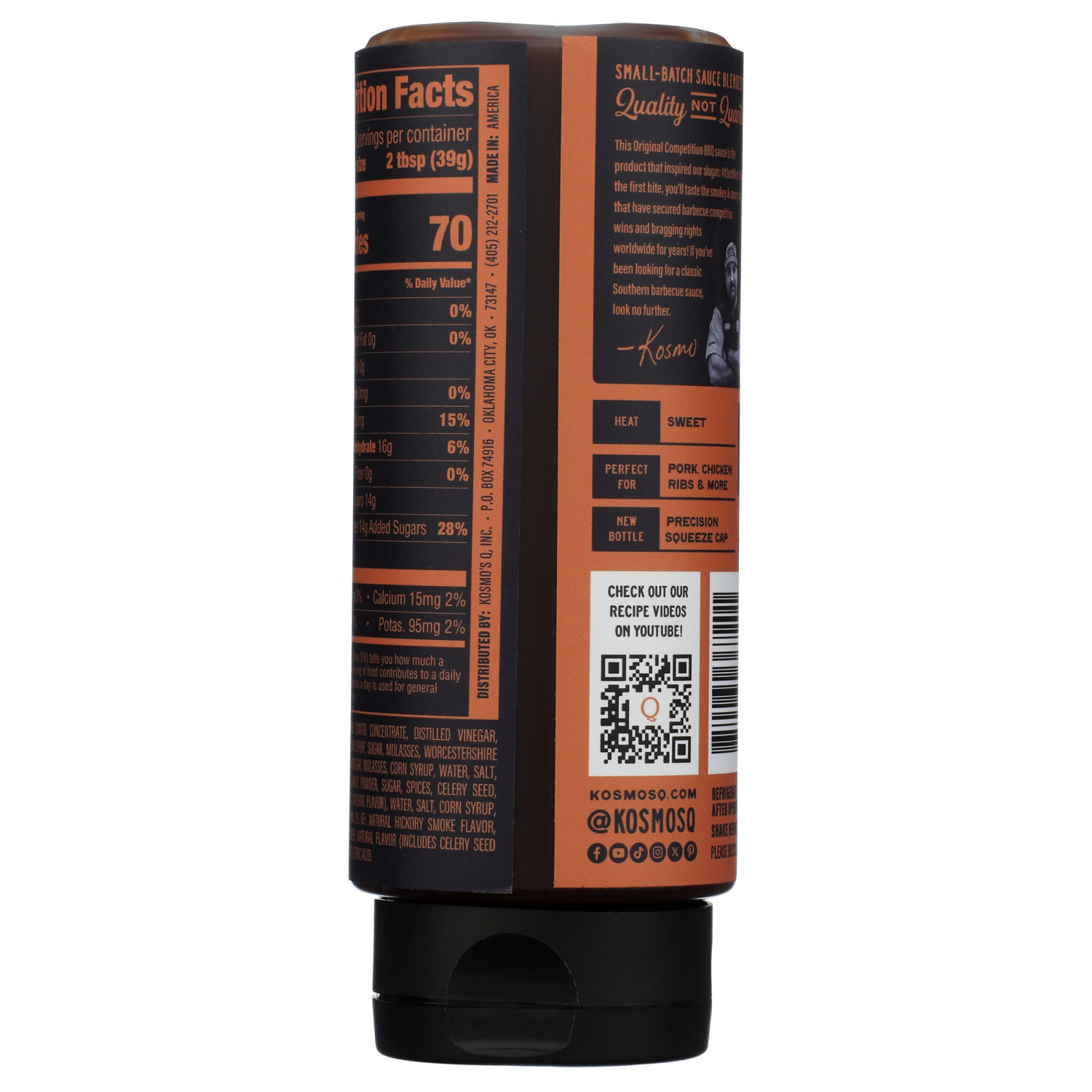 slide 2 of 3, Kosmos Q, Original Competition BBQ Sauce, 14 oz, 14 oz