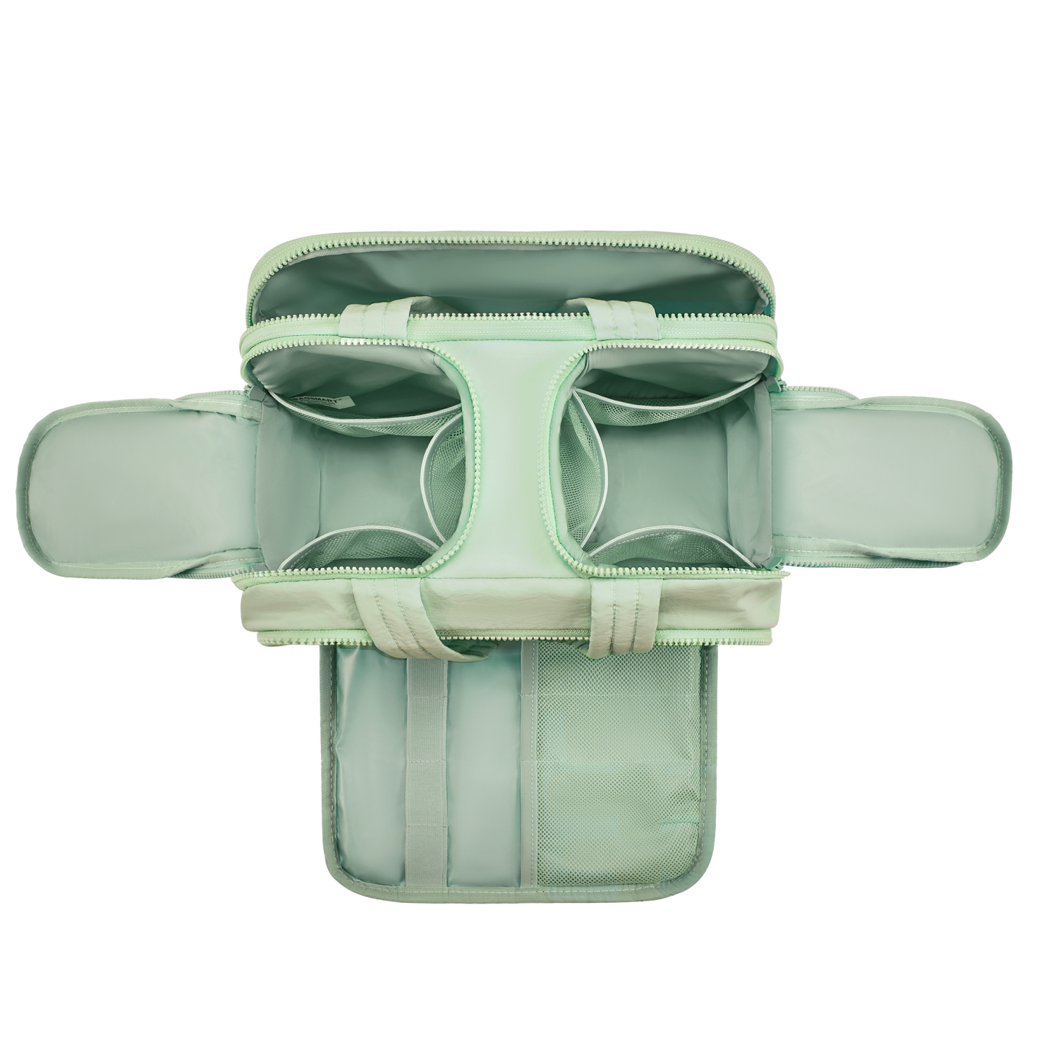 slide 3 of 4, Bagsmart Zora Spacesaver 4-in-1 Multi-Functional Toiletry Bag, Green, 1 ct