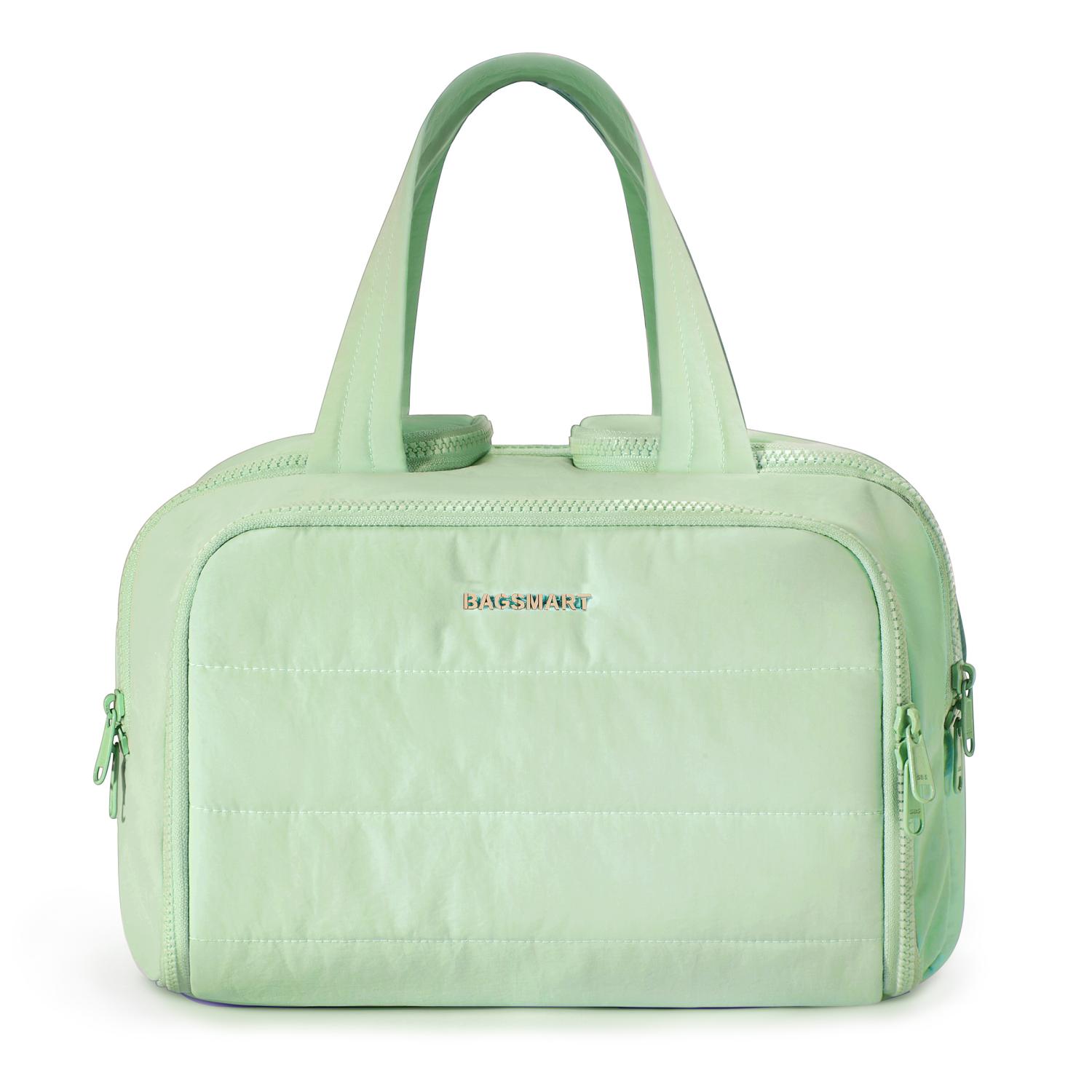slide 1 of 4, Bagsmart Zora Spacesaver 4-in-1 Multi-Functional Toiletry Bag, Green, 1 ct