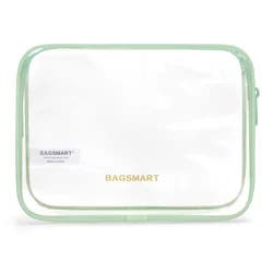 Bagsmart Clear Toiletry Bag 2PCS SET, Clear, Green