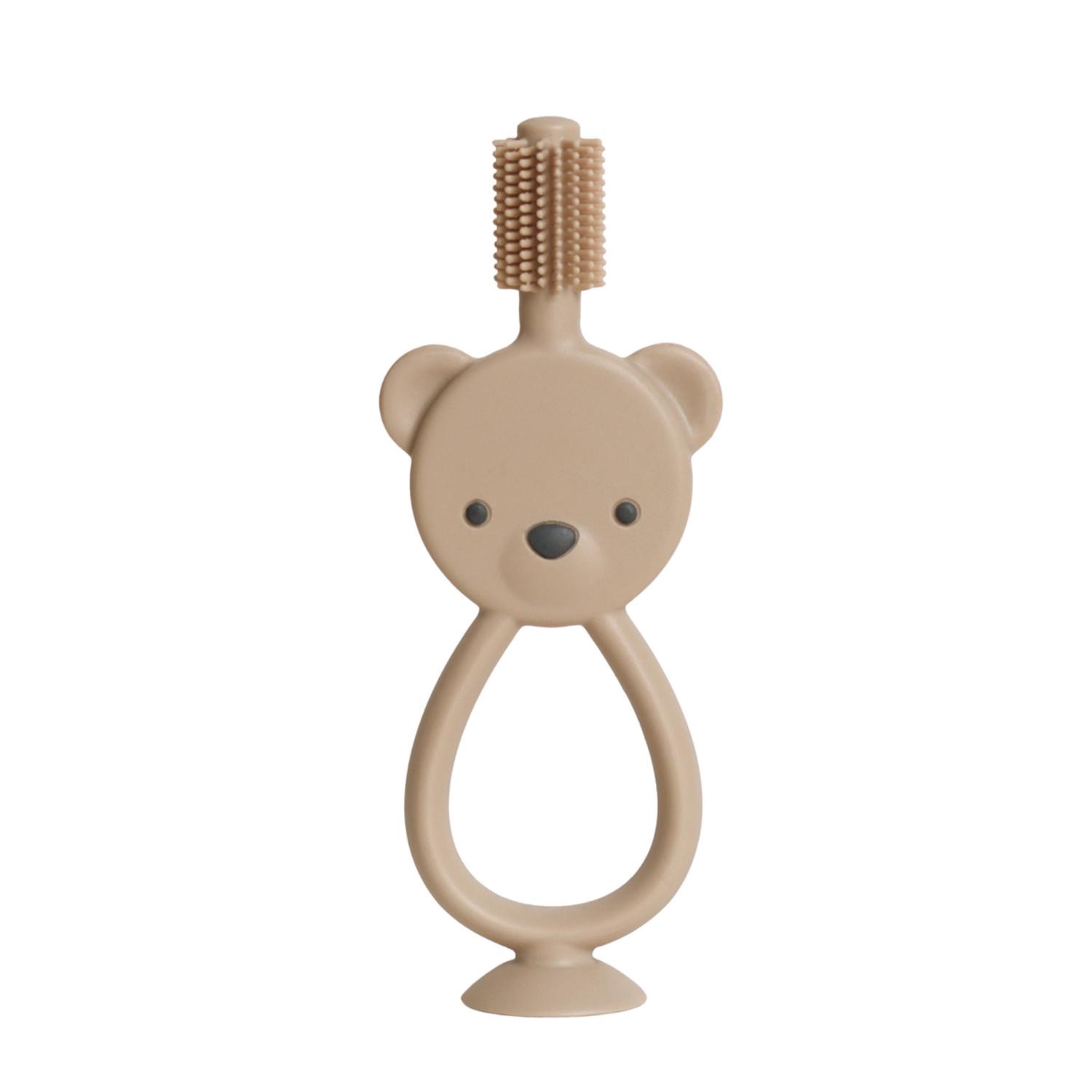 slide 1 of 1, ITZY RITZY Bitzy Toothbrush Bear, 1 ct