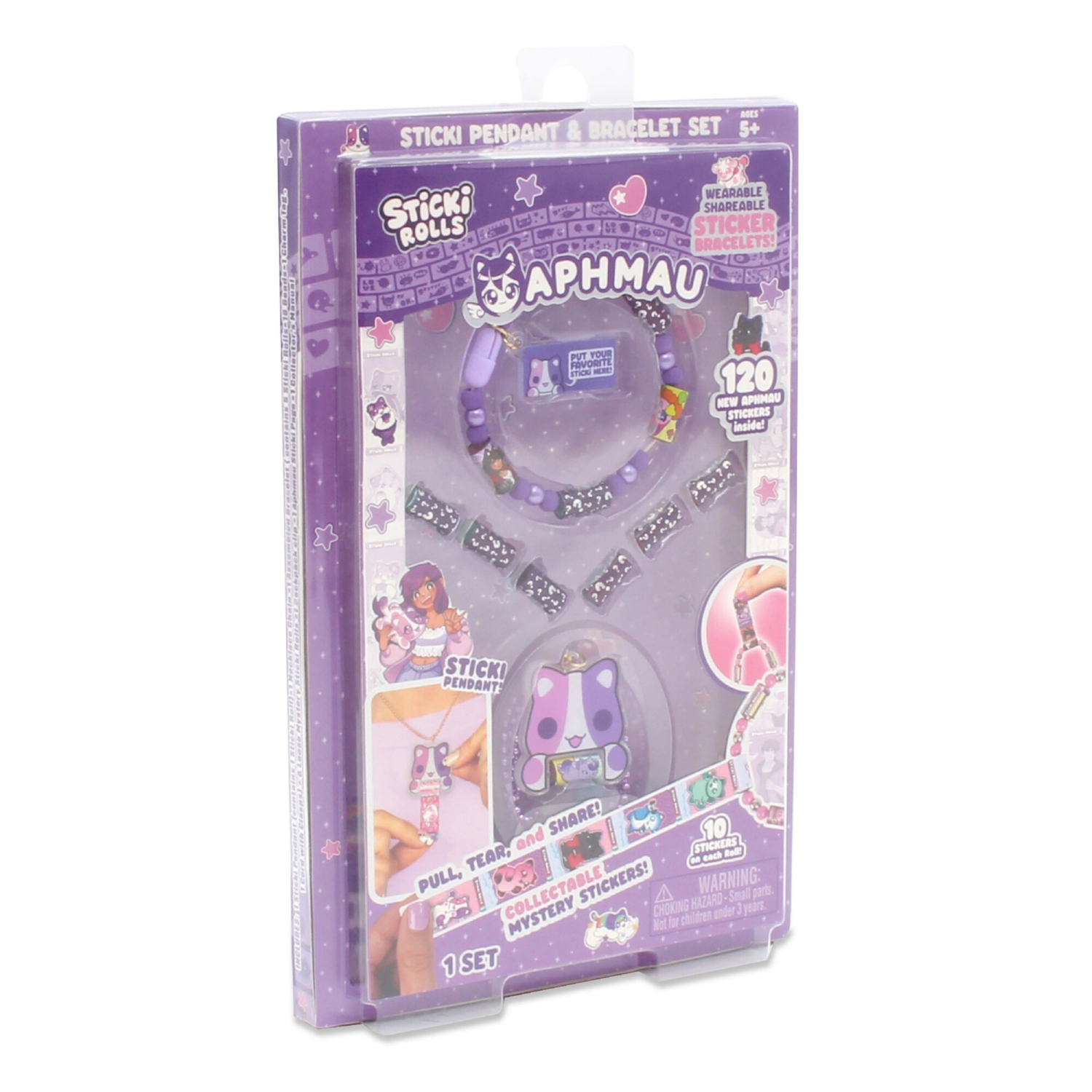 slide 6 of 7, Sticki Rolls Aphmau Sticki Pendant Pack, 1 ct