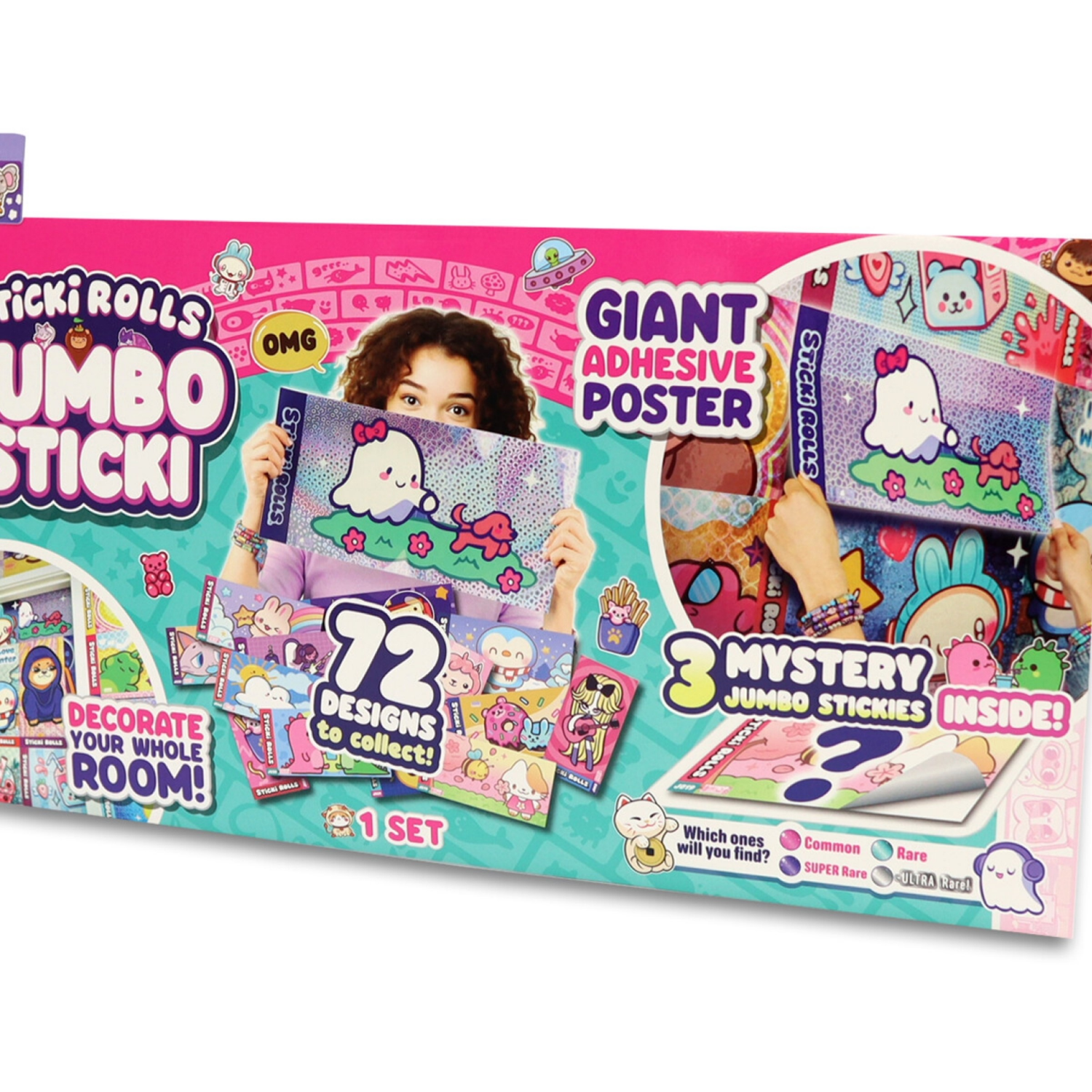 slide 2 of 5, Sticki Rolls Jumbo Sticki 3-Pack, 1 ct